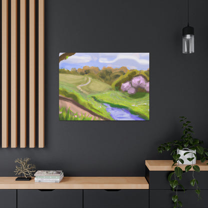 "Alive and Thriving: A Nature Painting" - Canvas