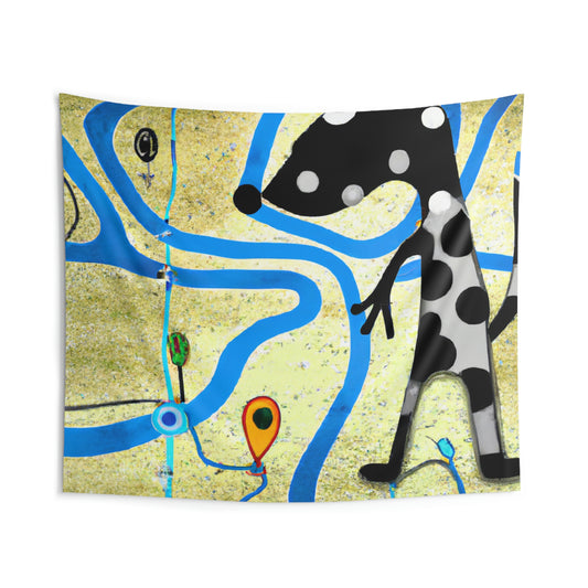 "A Lost Dog's Journey Home" - The Alien Wall Tapestries