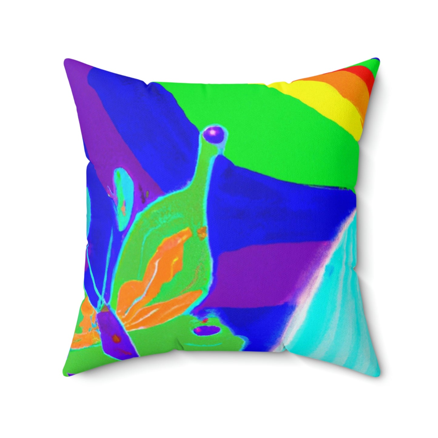 "Dancing Amongst the Splendor" - The Alien Square Pillow