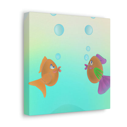 "The Aquatic Adventurers: A World of Talking Fish" - The Alien Canva