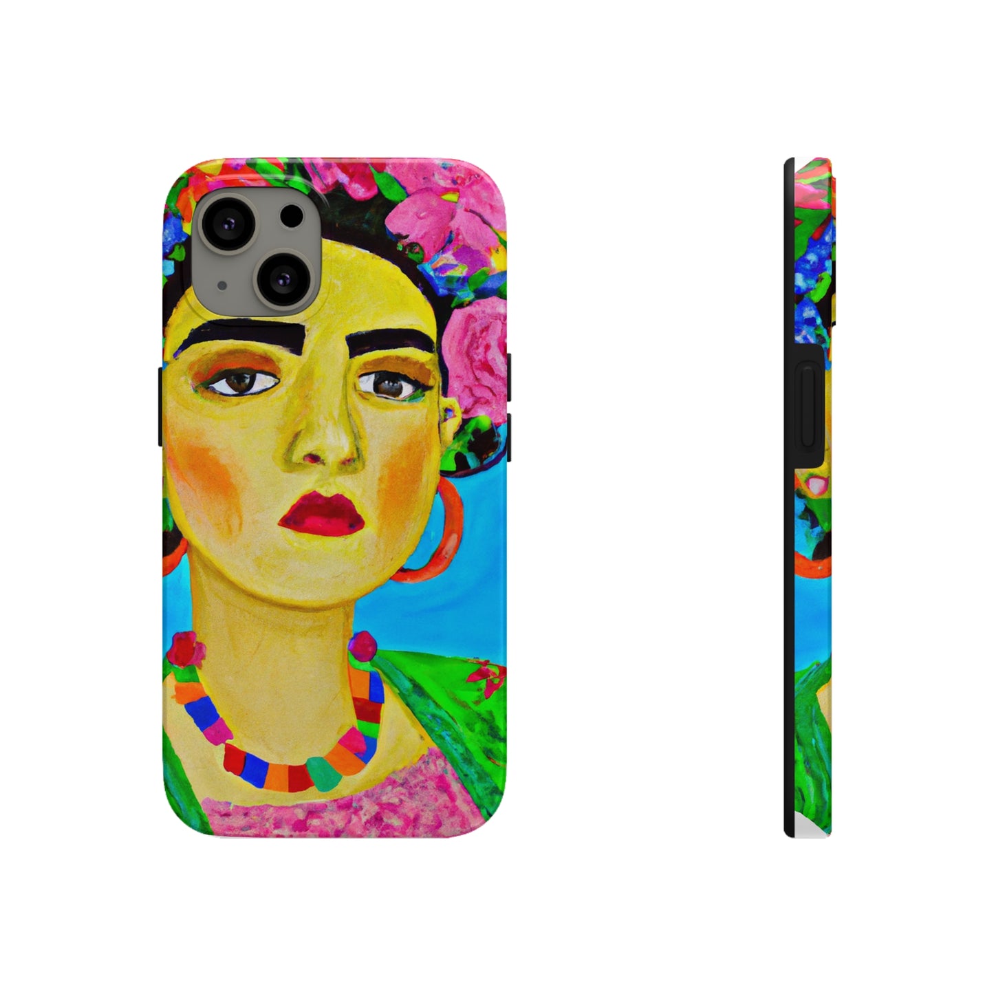 "Fierce and Free: Un tributo a las mujeres mexicanas inspirado en Frida Kahlo" - The Alien Tough Phone Cases