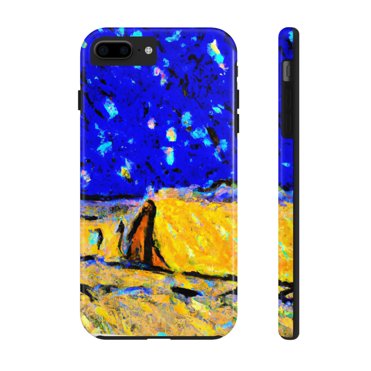 "Enchanted Sands of the Night Sky" - Die Alien Tough Phone Cases