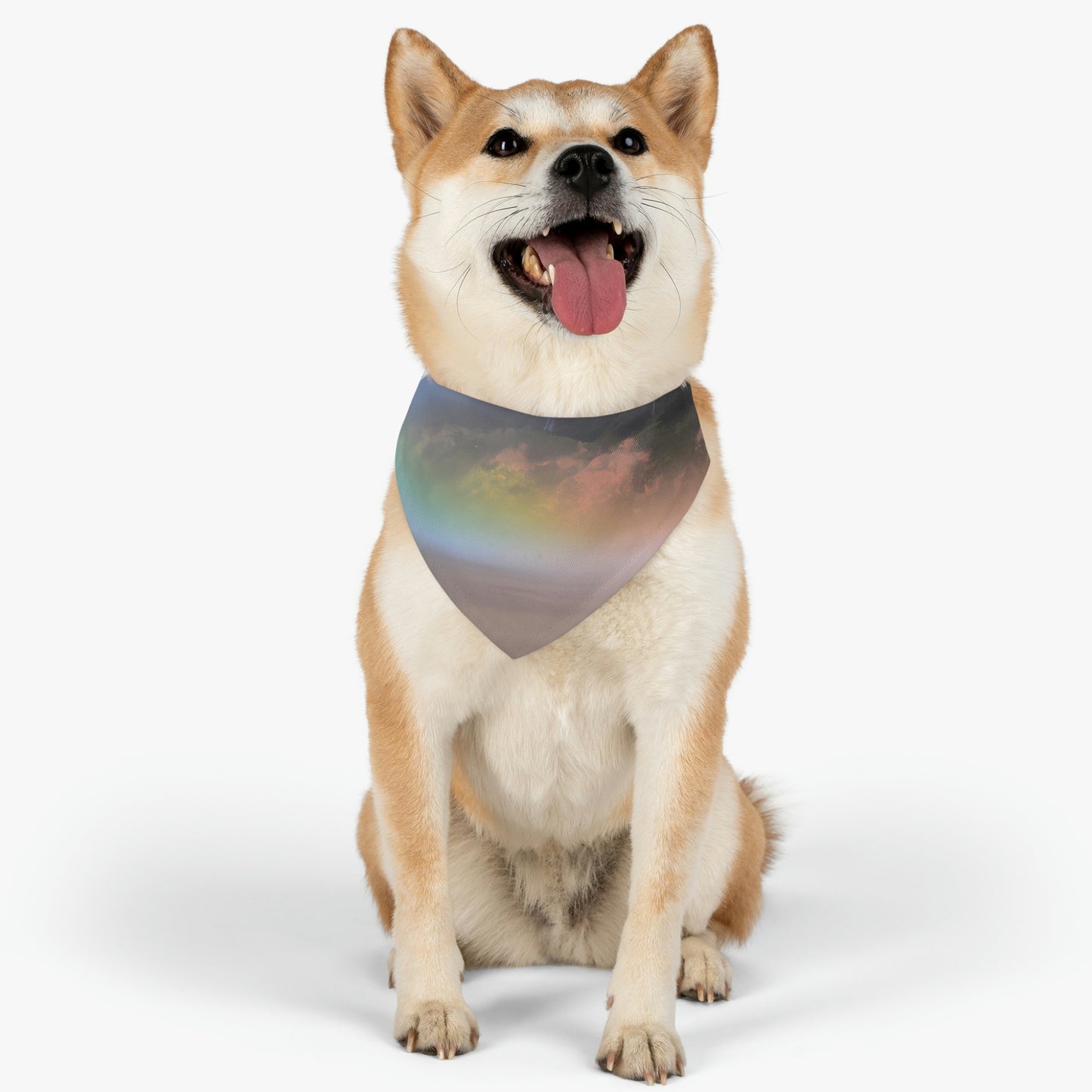 "A Painted Reflection of Solitude" - The Alien Pet Bandana Collar