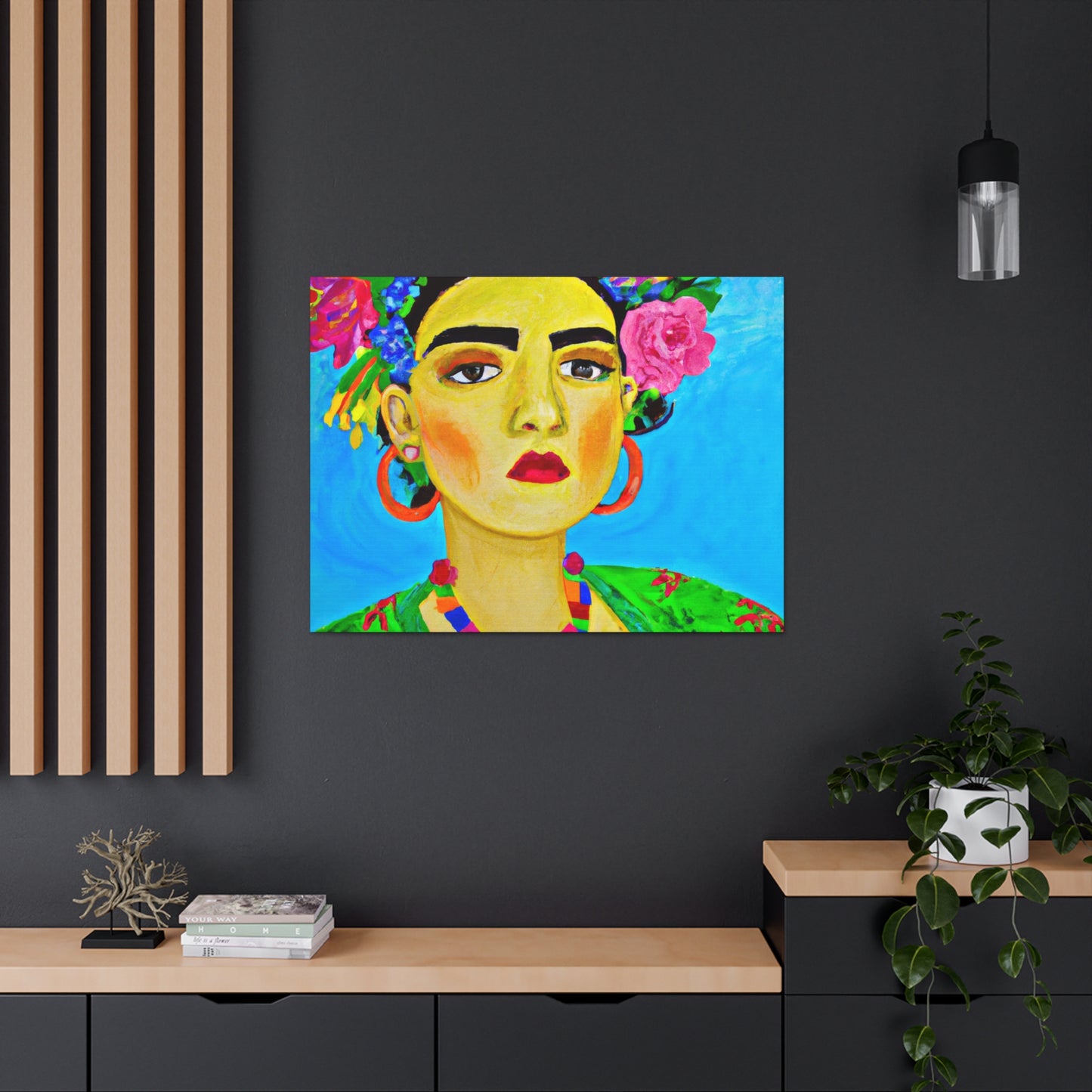 „Heftig und frei: Eine von Frida Kahlo inspirierte Hommage an mexikanische Frauen“ – The Alien Canva