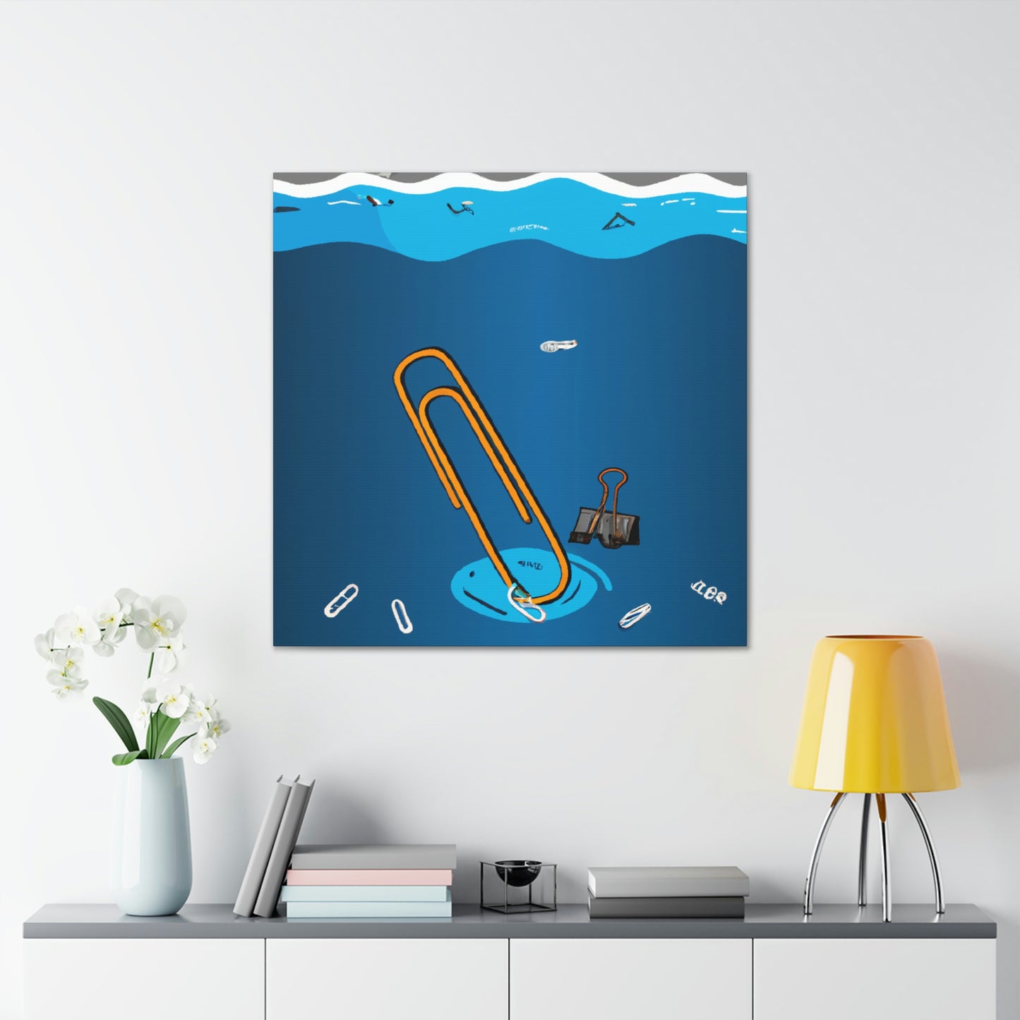 "A Paperclip Against the Tide: Escaping a Sinking Submarine" - The Alien Canva