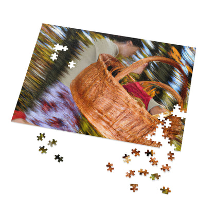 "Autumn Picnic in the Forest" - The Alien Jigsaw Puzzle