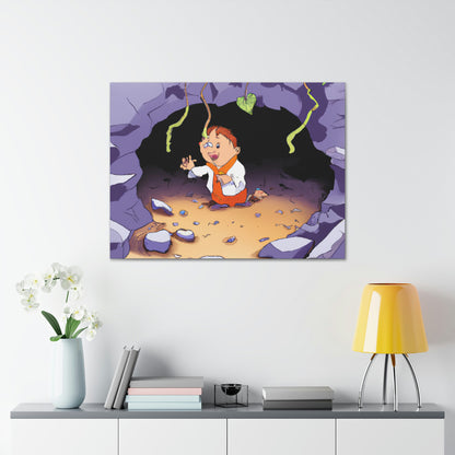 "Die mysteriöse Höhle von Little Billy" - The Alien Canva