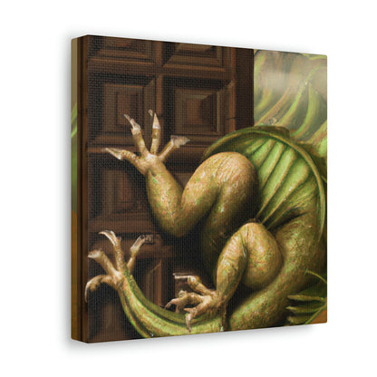 Guardian of the Hidden Door: The Slumbering Dragon - The Alien Canva