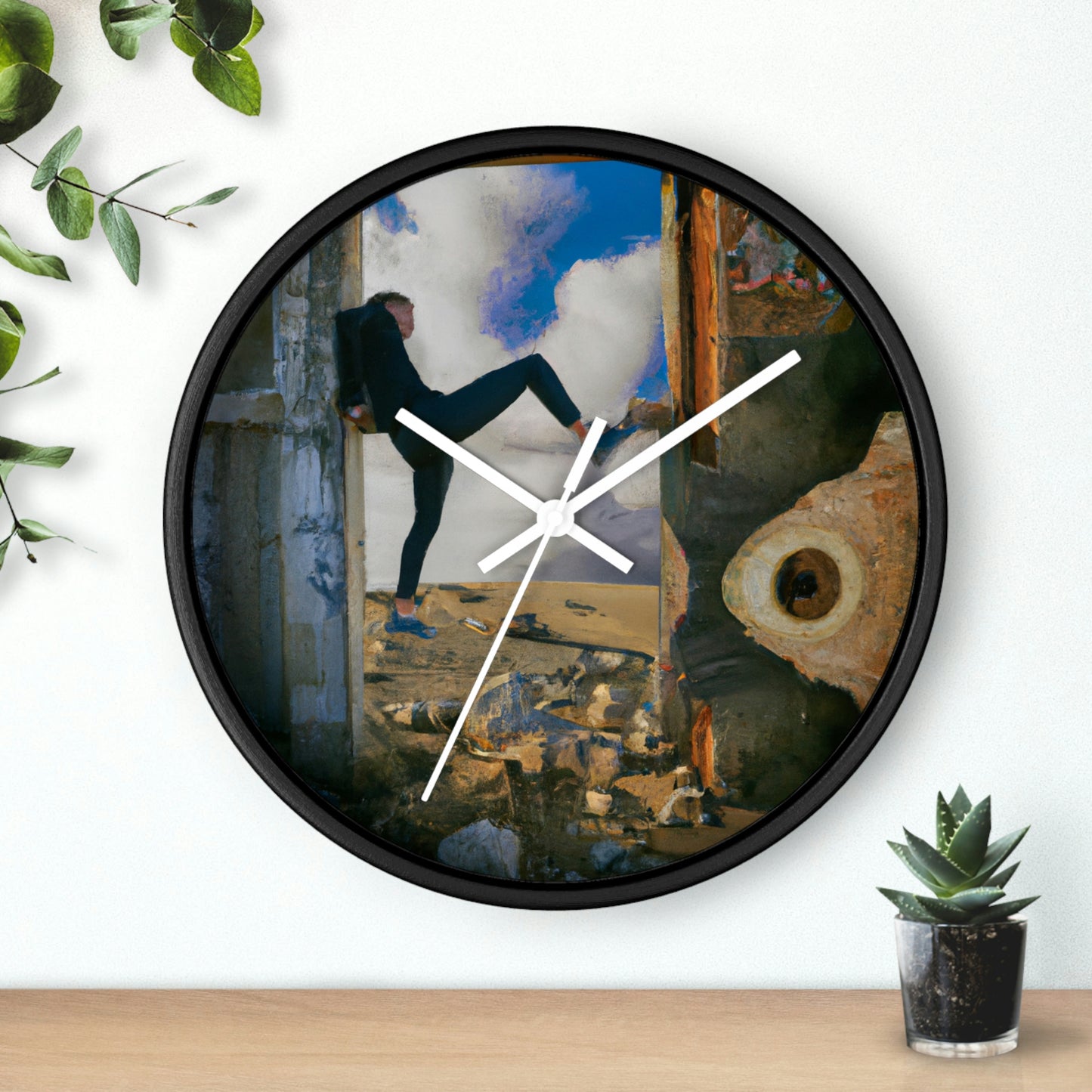 "Un viaje a las reliquias olvidadas" - El reloj de pared alienígena