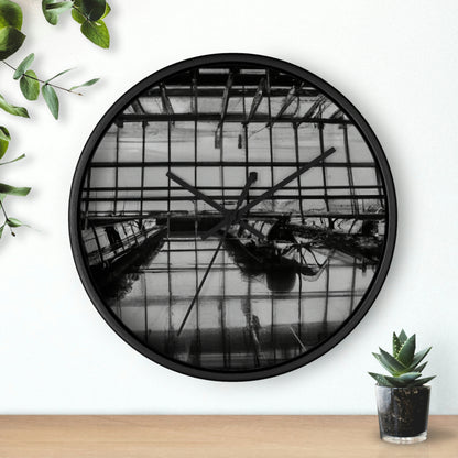 "The Ghosts at the Airport: Declining Passenger Flight." - The Alien Wall Clock