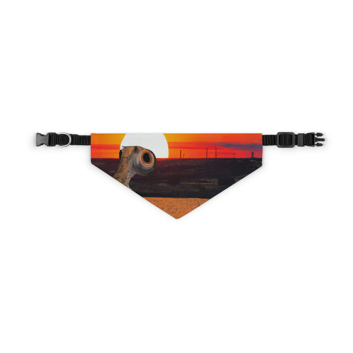 "Adiós al horizonte" - El collar de bandana para mascota alienígena