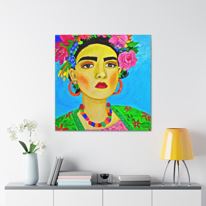 "Feroz y libre: un tributo a las mujeres mexicanas inspirado en Frida Kahlo" - The Alien Canva