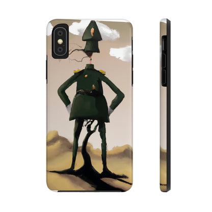 "Courage Against Despair: A Soldier's Triumph" - The Alien Tough Phone Cases