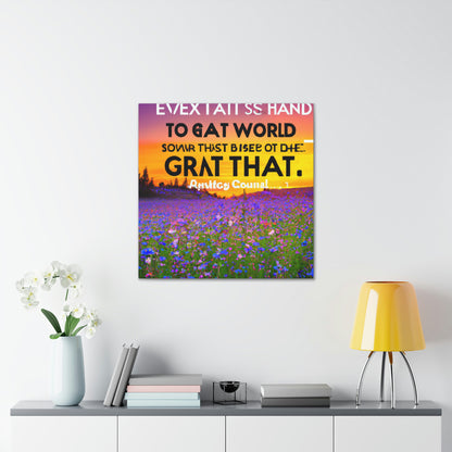 "Gratitude at Sunrise" - Canvas