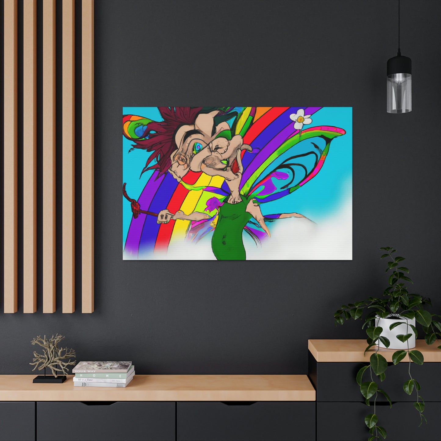 Rainbow Mischief Fairy - The Alien Canva