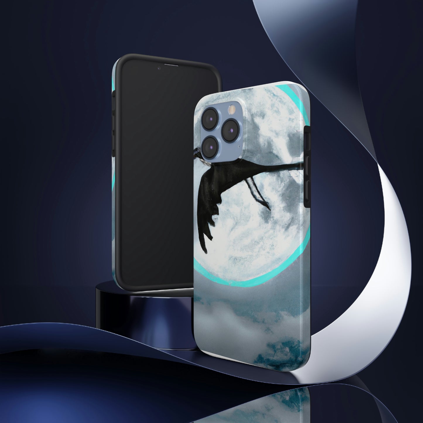 "Lunar Plunge" - Die Alien Tough Phone Cases