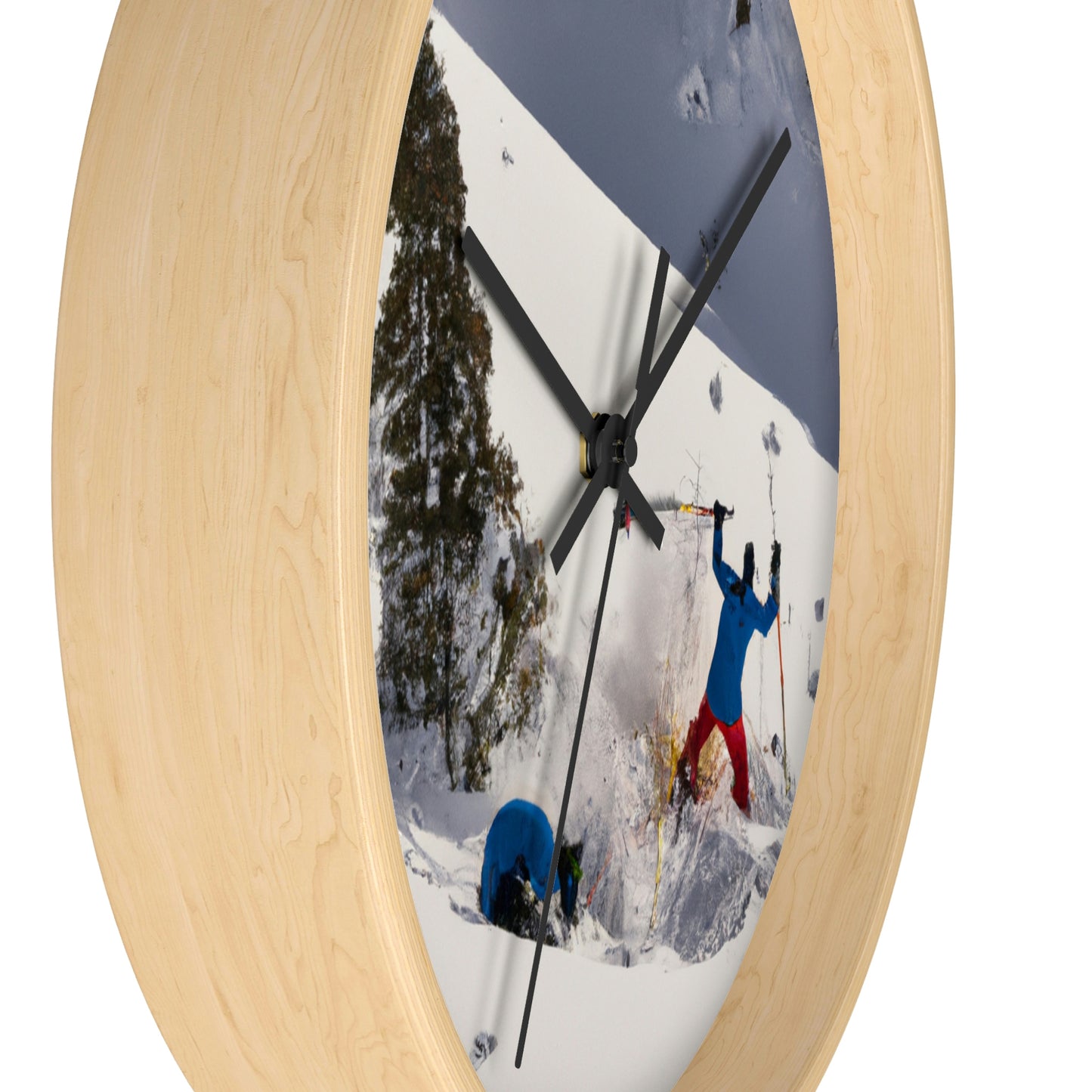 "Avalanche Avalanche: A Spontaneous Ski Trip Gone Wrong" - The Alien Wall Clock