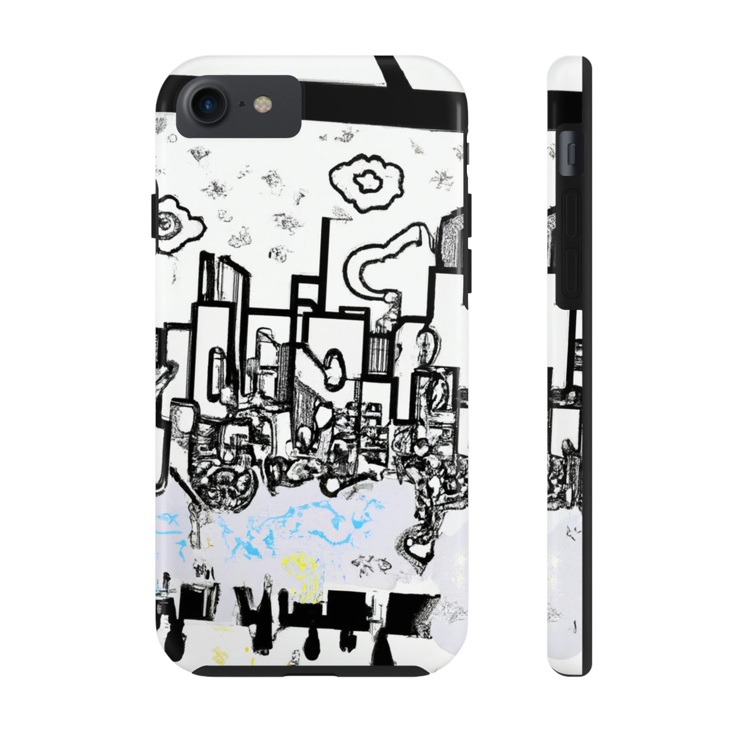 "Ghostly Haze: The Forgotten City". - The Alien Tough Phone Cases