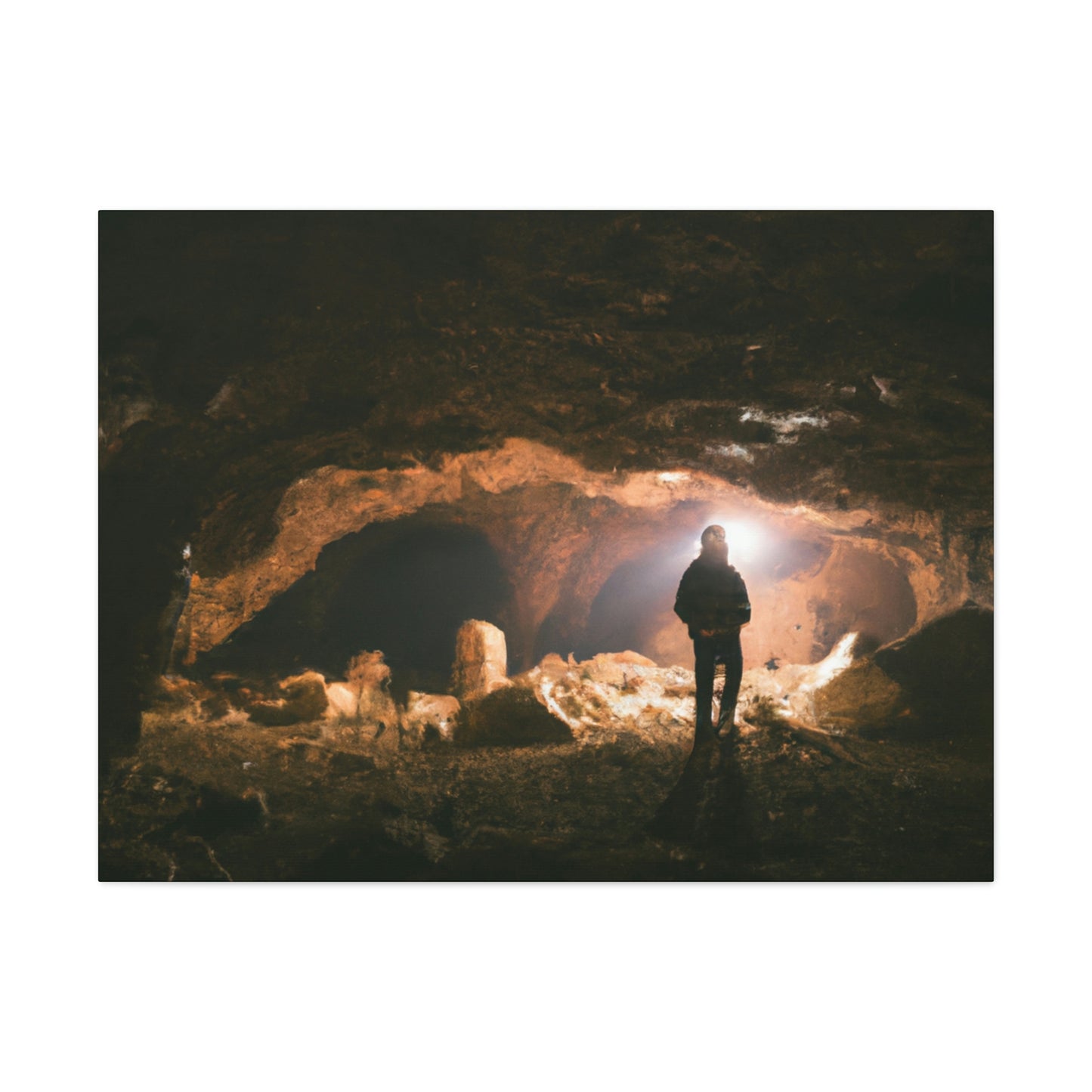 "Un viaje a lo desconocido: explorando una cueva subterránea misteriosa" - The Alien Canva