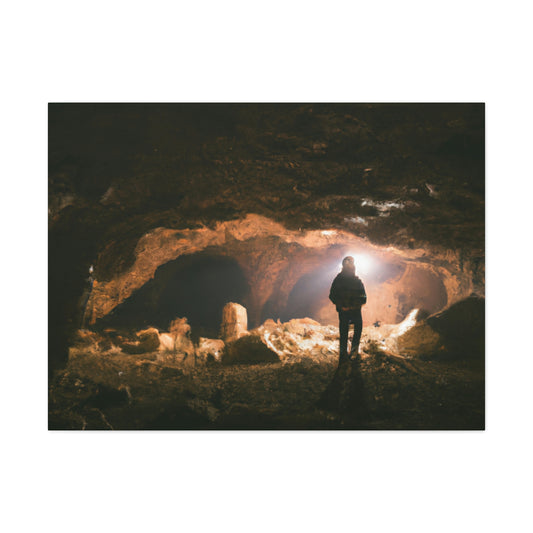 "A Journey into the Unknown: Exploring a Mysterious Underground Cave" - The Alien Canva