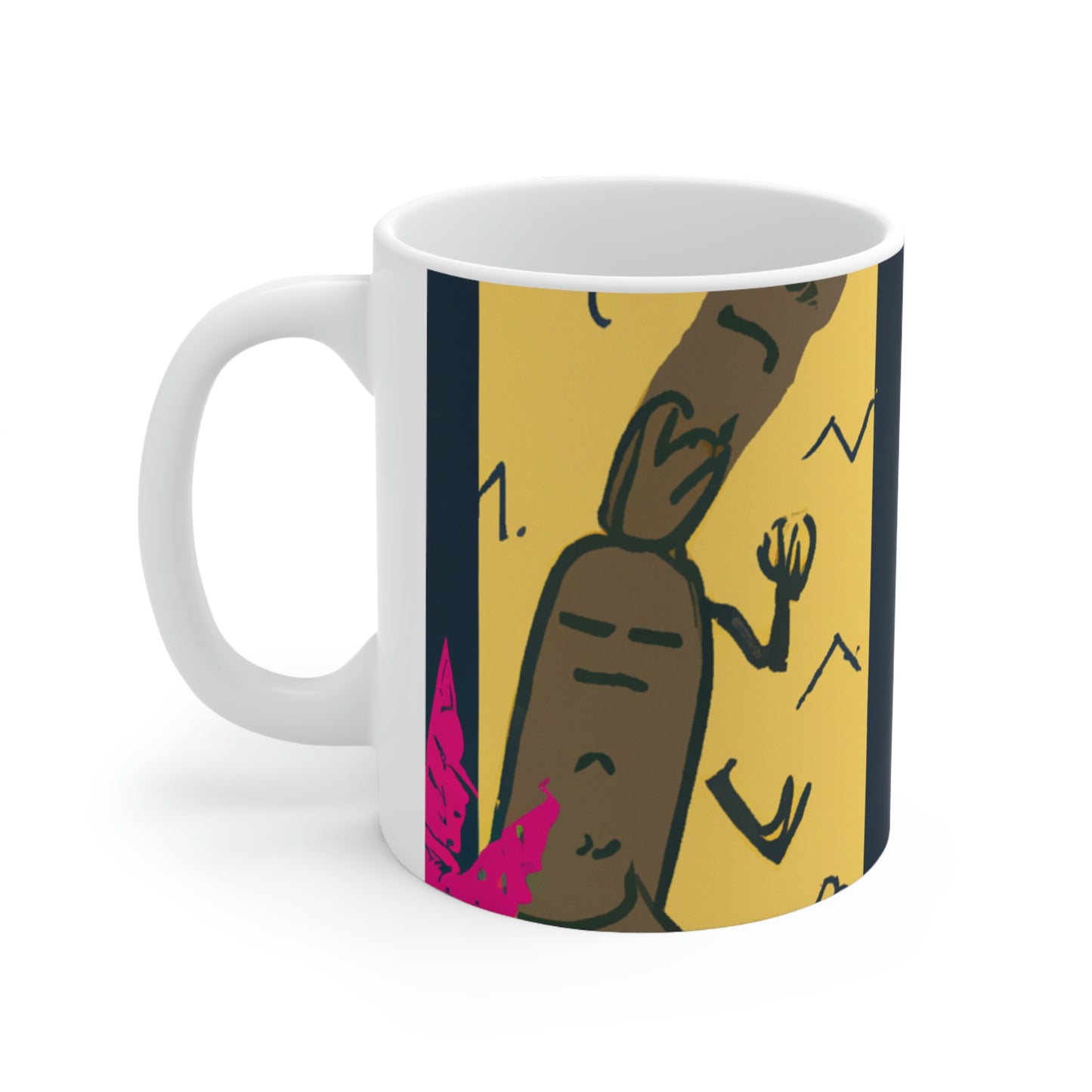 "Escape from the Museum Monster" - The Alien Ceramic Mug 11 oz