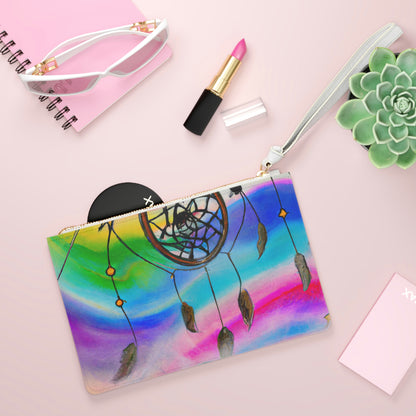 "A Galaxy of Dreams: A Colorful Dreamcatcher Captures Falling Stardust" - The Alien Clutch Bag