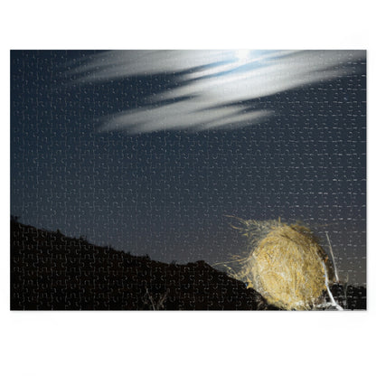 "Midnight in the Desert Tumbleweed" - The Alien Jigsaw Puzzle