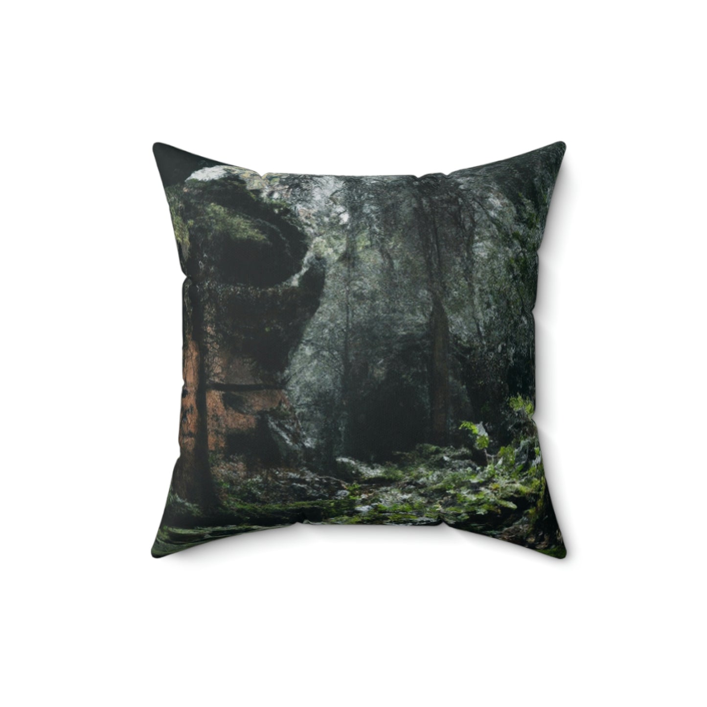 "The Lost Relic of the Jungle" - The Alien Square Pillow