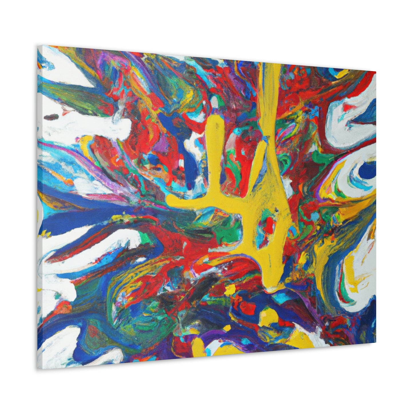 Synesthetic Symphony: An Abstract Painting - The Alien Canva.