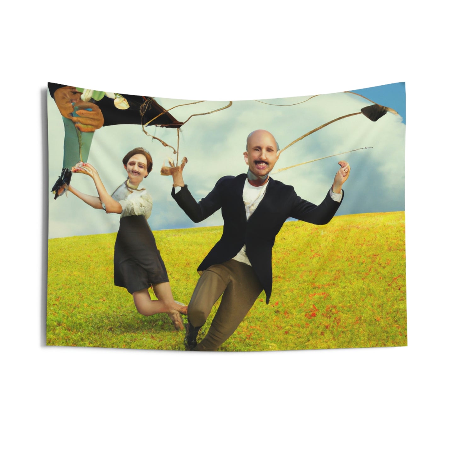 "A Kite Day in the Meadow" - The Alien Wall Tapestries