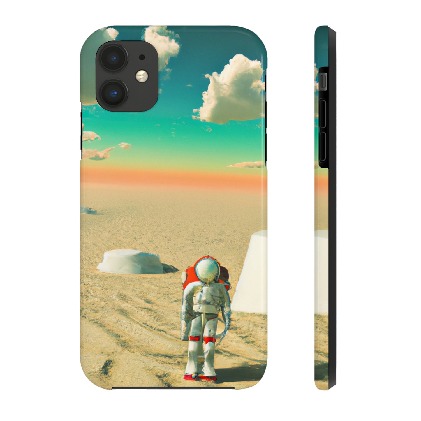 "A Strayed Astronaut: Alone on a Forlorn Planet" - The Alien Tough Phone Cases