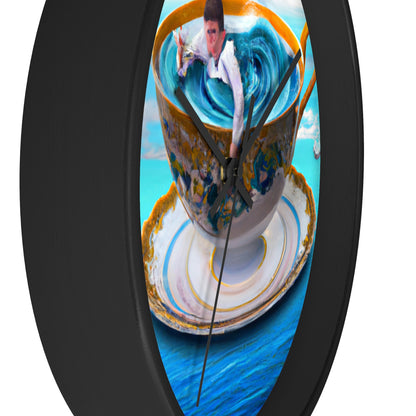 "Adrift in a China Cup: The Story of a Lost Child's Oceanic Adventure" - The Alien Wall Clock