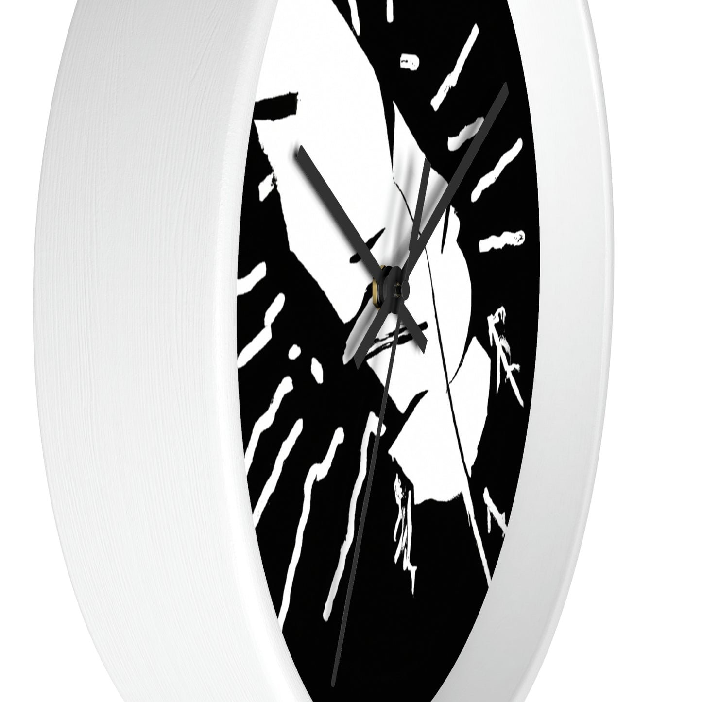 Lost in the Shadows: The White Feather's Journey - The Alien Wall Clock