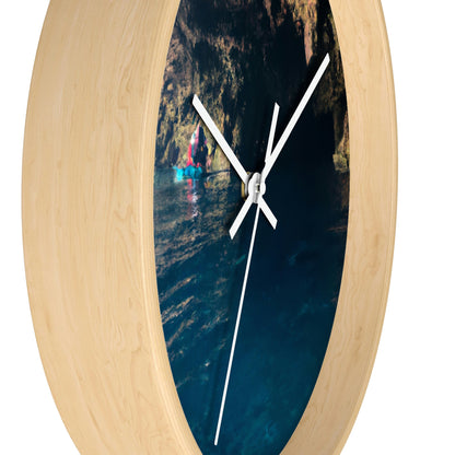 The Diving Depths of the Oceanic Cave - The Alien Wall Clock