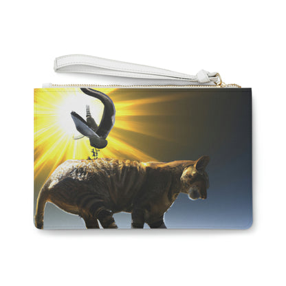 "A Purrfect Sunbeam Moment" - The Alien Clutch Bag