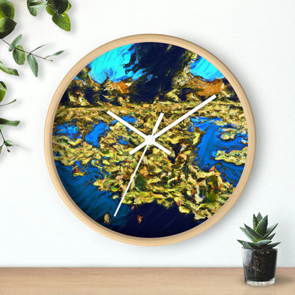 "Invasion of the Pond Monsters" - The Alien Wall Clock