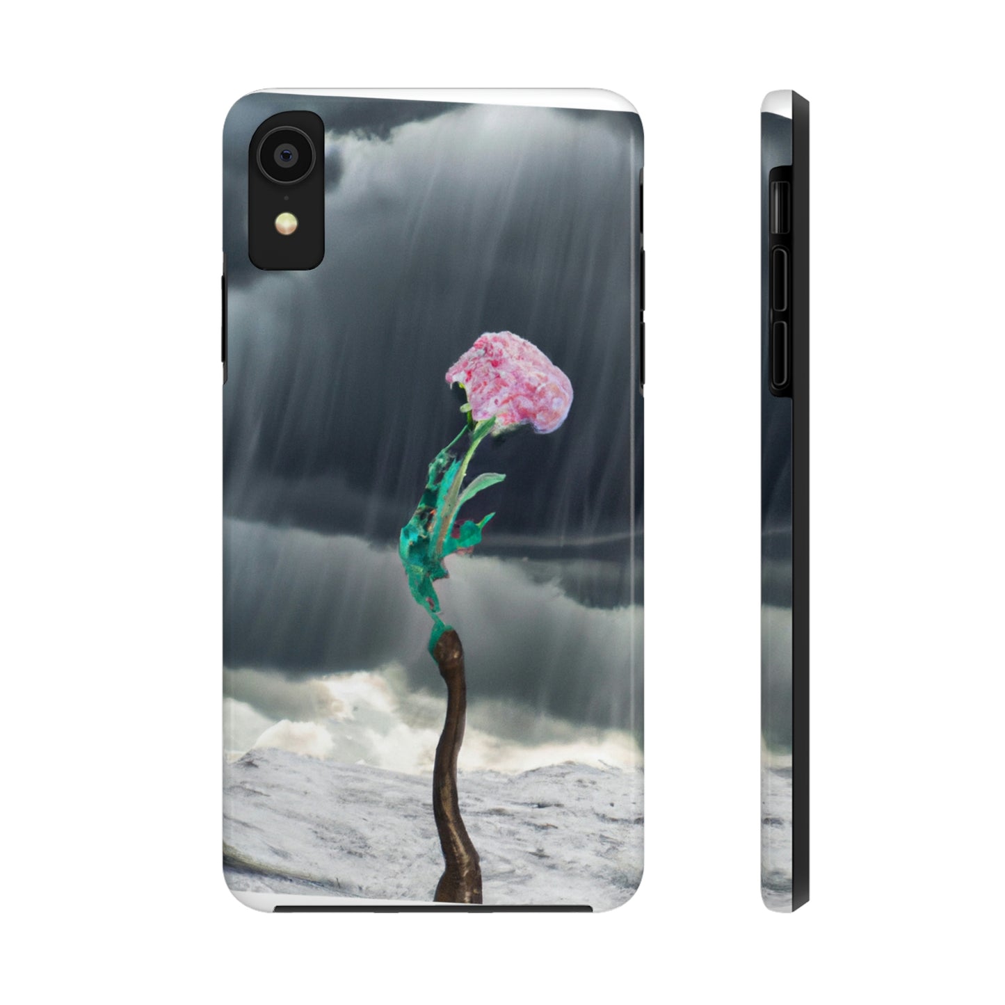 "Aight Against the Storm: The Story of a Lonely Flower" - The Alien Tough Phone Cases