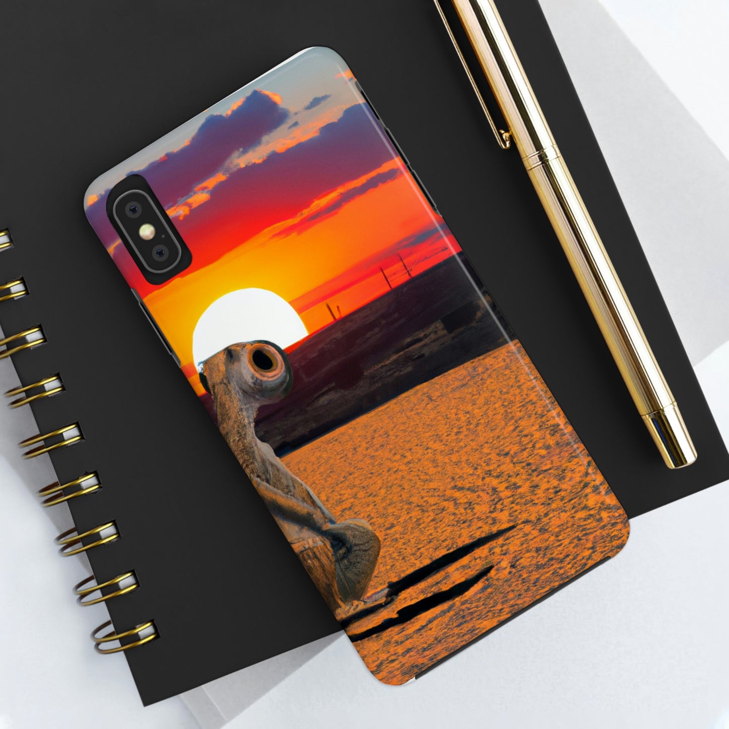 "Farewell to the Horizon" - Die Alien Tough Phone Cases