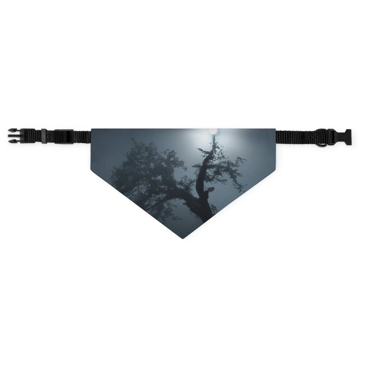 "A Shining Sentinel in the Mist” - The Alien Pet Bandana Collar #nft