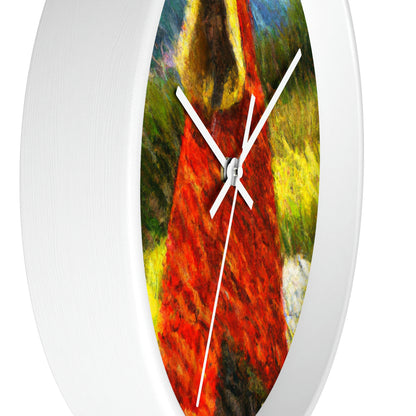 The Tattered Red Cloaked Stranger - The Alien Wall Clock