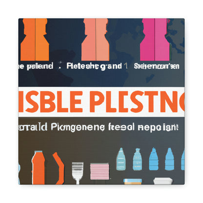 "Einwegkunststoffe: Die katastrophalen Auswirkungen auf unsere Umwelt" - Leinwand