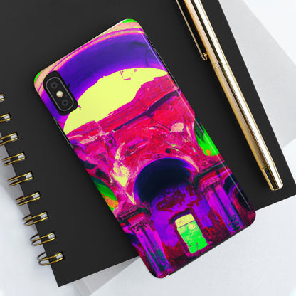 Mystical Madness: Crazy Colors in the Forgotten Cathedral - The Alien Tough Phone Cases