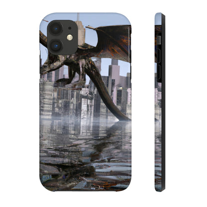 "Aufsteigend die Sintflut: Die hochfliegende Reise eines Drachen." - Die Alien Tough Phone Cases