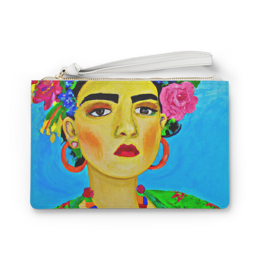 "Fierce and Free: Un tributo a las mujeres mexicanas inspirado en Frida Kahlo" - The Alien Clutch Bag