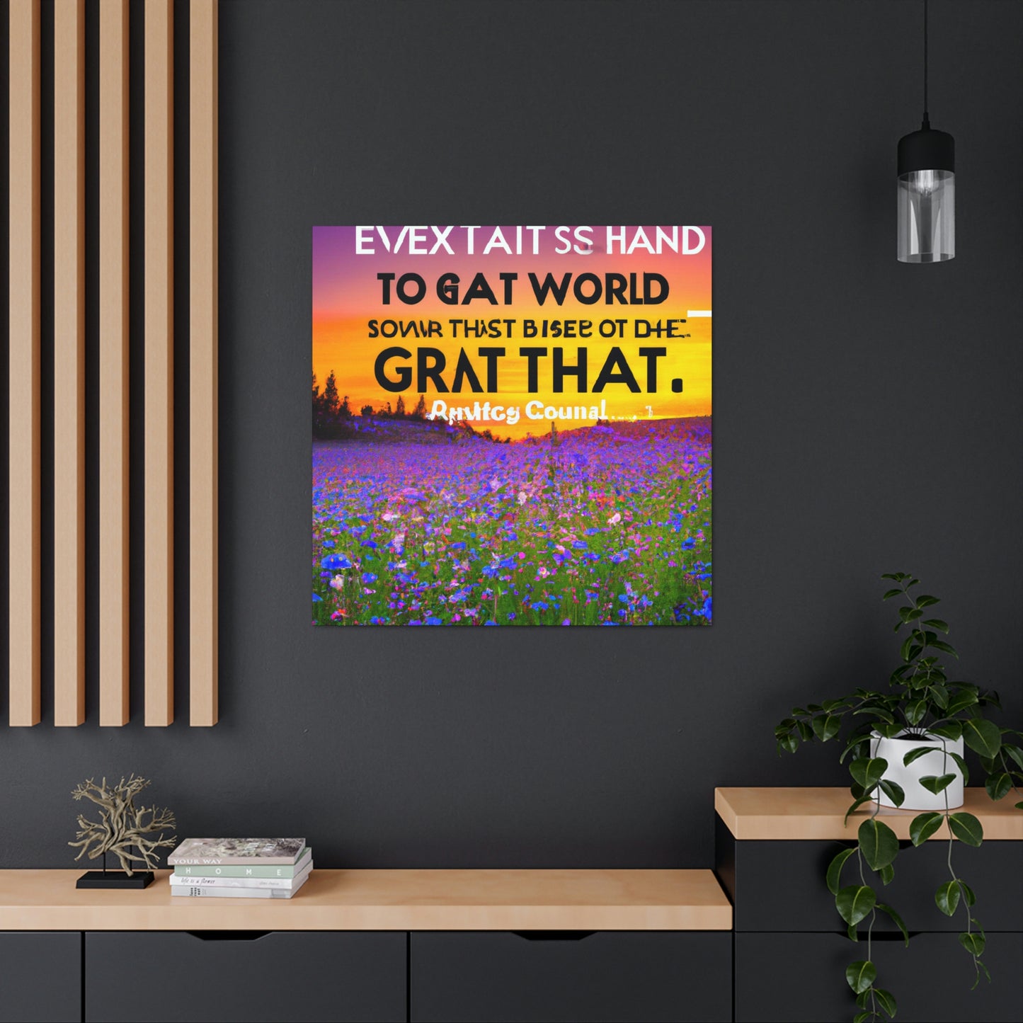 "Gratitude at Sunrise" - Canvas