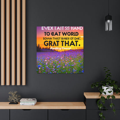 "Gratitude at Sunrise" - Canvas