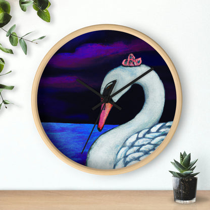 "El lamento de un cisne: los cielos viudos" - El reloj de pared alienígena