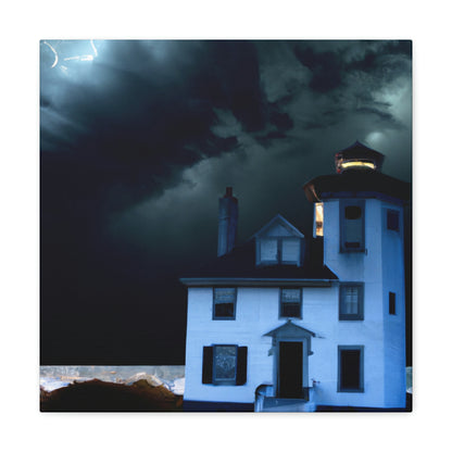 "The Lighthouse in the Storm" - The Alien Canva