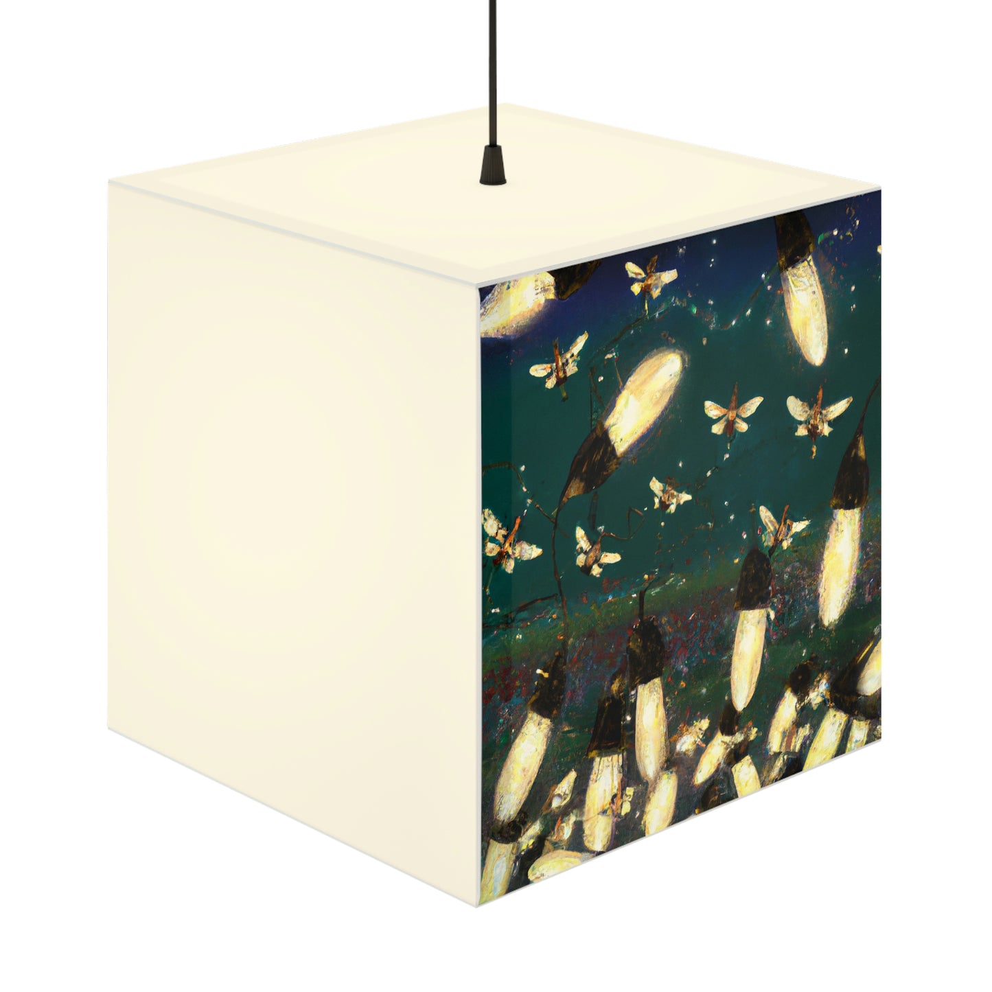 Twinkling Fireflies in the Evening Sky - The Alien Light Cube Lamp