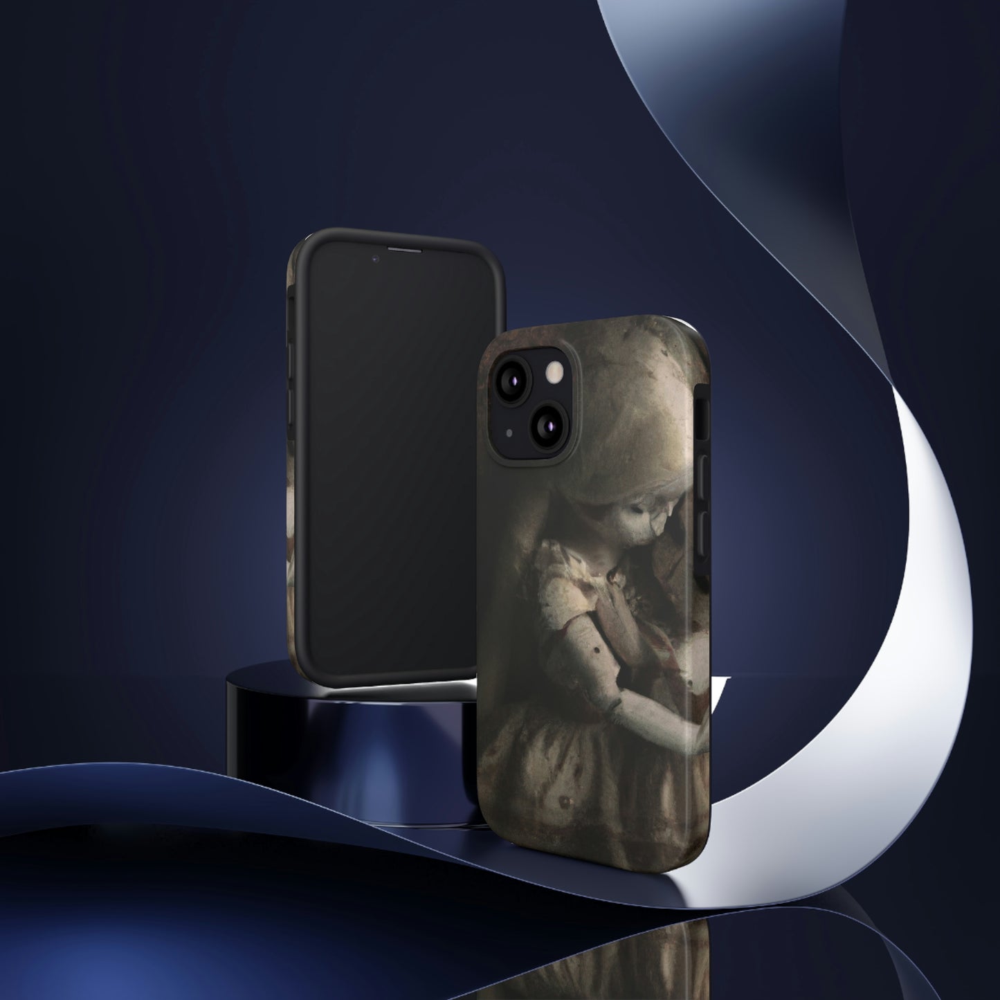 "A Melancholy Tango of Two Dolls" - The Alien Tough Phone Cases